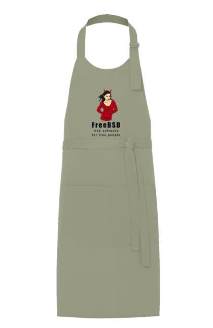 Фартух з принтом "Freebsd Для Вільних". Bsd, freebsd, unix, адміністратор, айті, айтішник, безкоштовна, безкоштовно, бестія, вільна, демон, демонесса, доступність, незалежність, операційна система, ос, програміст, програмне забезпечення, свобода, сисадмін, система, системний адміністратор, софт, текст, червоний, чорний. 2070702