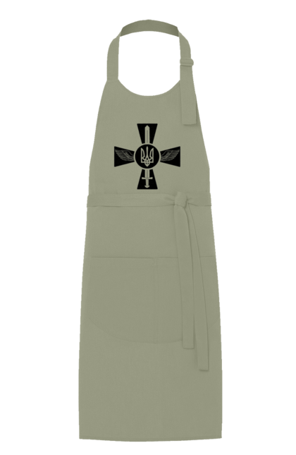 Фартух з принтом "Україна герб". Герб, крила, меч, україна. 2070702
