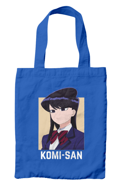 Сумка з принтом "У Комі проблеми зі спілкуванням". Anime, komi can`t communicate, komi can’t communicate, manga, shoko kom, аніме, манга, проблеми зі спілкуванням, у комі проблеми, шьоко комі. futbolka.stylus.ua