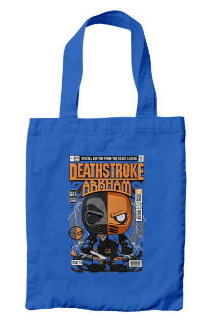 Сумка з принтом "Death Stroke". Без масок, бетмен, жартівник, кажан, комікси, комікси dc, людина, смертельний удар, темний король. Funkotee