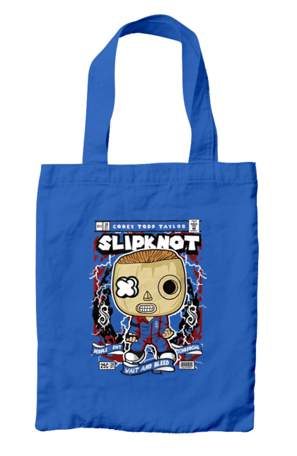 Сумка з принтом "Corey Taylor Slipknot". Корі, корі тейлор, метал, музика, рок, слипкнот, тейлор. Funkotee