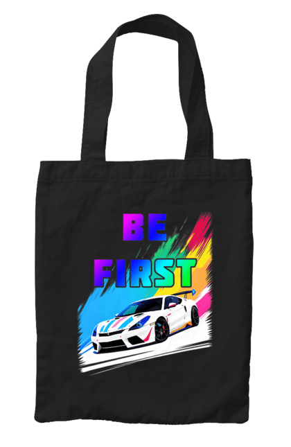 Bag with prints Race. Automobile, race, sport car, sports car. 2070702