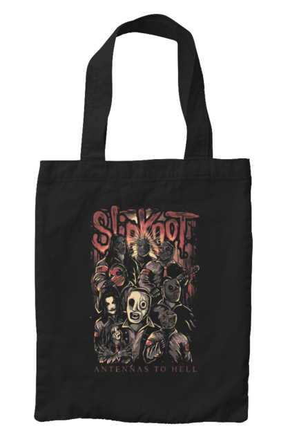 Сумка з принтом "Slipknot". Slipknot, альтернативний метал, грув метал, музика, ню метал, рок група. futbolka.stylus.ua