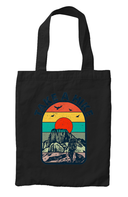 Сумка з принтом "Прогуляйся Альпініст, Гори". Альпініст, гори, похід, прогуляйся. 2070702