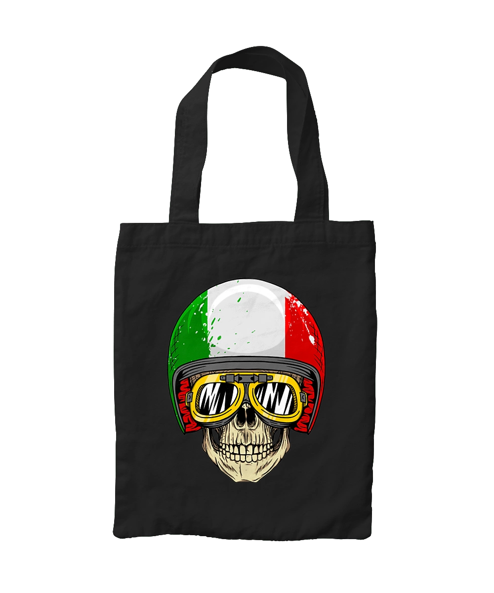 Череп в мотошоломі