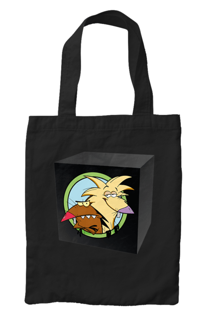 Сумка з принтом "Black Box". Black box, бобер, боєприпас, коробка, повернись живим. 2070702