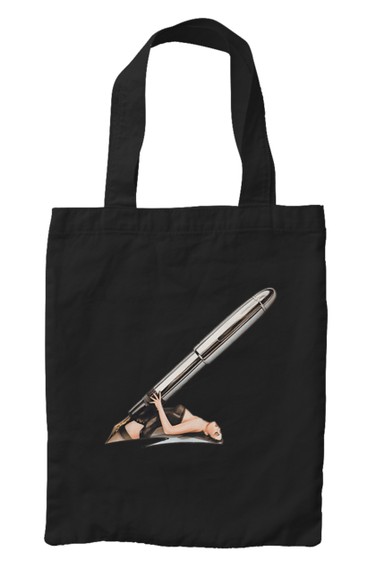 Сумка з принтом "Великий Патрон". Дівчина, куля, патрон. 2070702