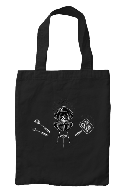 Сумка з принтом "Барбекю Смажити М'ясо". Барбекю, м`ясо, смажити. 2070702