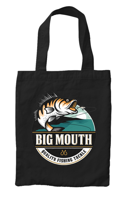 Сумка з принтом "Рибалка". Вилика рибалка, рибалка, хоббі. 2070702