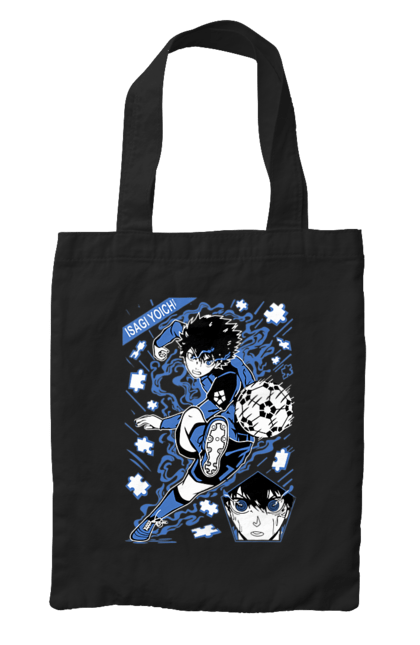 Bag with prints Blue Lock Isagi Yoichi. Anime, blue lock, blue prison, manga, sport, sports anime, yoichi isagi. 2070702