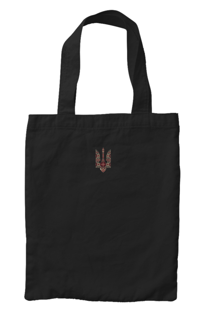 Сумка з принтом "Герб вишиванка". Актуальний, вишиванка, війна, герб, незвичайний, символіка, українська. 2070702