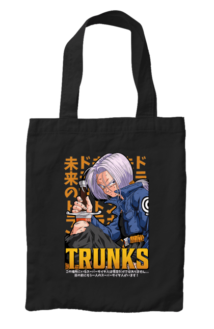 Сумка з принтом "Перли дракона Транкс". Anime, dragon ball, manga, trunks, аніме, манга, перли дракона, транкс. 2070702