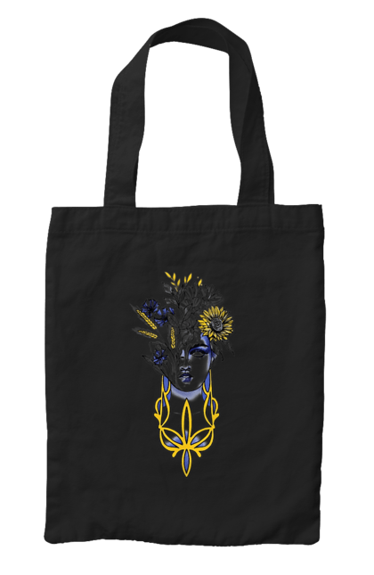 Bag with prints Ukrainian. Sunflower, ukrainian, woman. 2070702