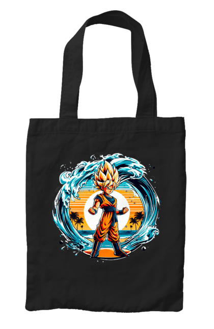 Bag with prints Dragon Ball Son Goku. Anime, dragon ball, goku, manga, son goku, tv series. 2070702