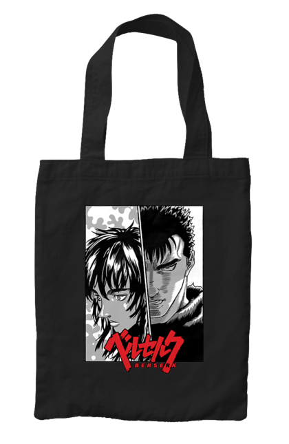 Bag with prints Berserk. Anime, berserk, griffith, guts, kentaro miura, manga. 2070702