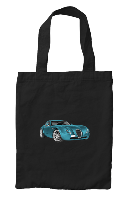 Сумка з принтом "Авто.7". Авто, блакитний, графіка, ретро авто, фото. 2070702