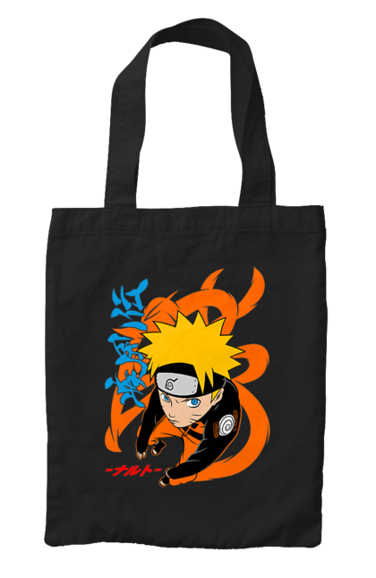 Bag with prints Naruto. Anime, character, manga, naruto, ninja, tv series. 2070702