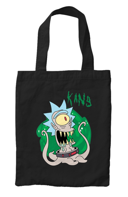 Сумка з принтом "Рік та Морті". Rick and morty, мультфільм, наукова фантастика, пригоди, рік, рік і морті, трагікомедія, чорний гумор. 2070702