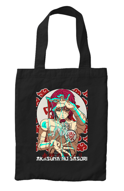 Bag with prints Naruto Sasori. Anime, character, manga, naruto, ninja, sasori, tv series. 2070702