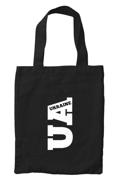 Сумка з принтом "Україна". Абревіатура, батьківщина, емблема, логотип, напис, текст, україна. 2070702
