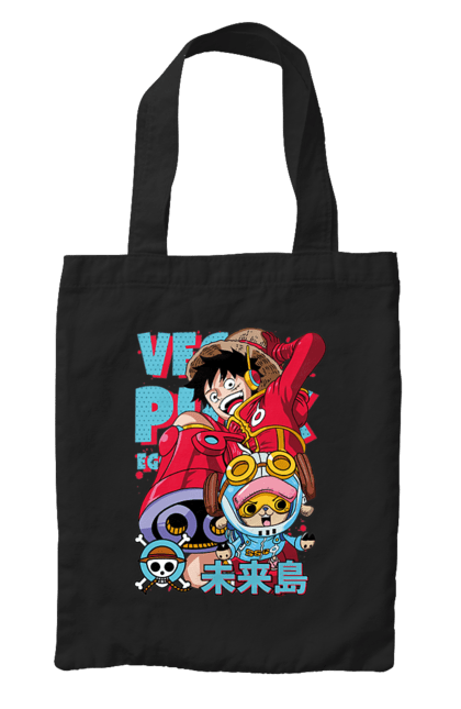 Bag with prints One Piece Luffy. Anime, luffy, manga, monkey de luffy, one piece, pirates. 2070702