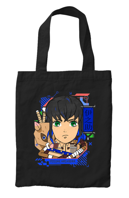 Bag with prints Demon Slayer Inosuke. Anime, demon slayer, inosuke, inosuke hashibira, kimetsu no yaiba, manga. 2070702