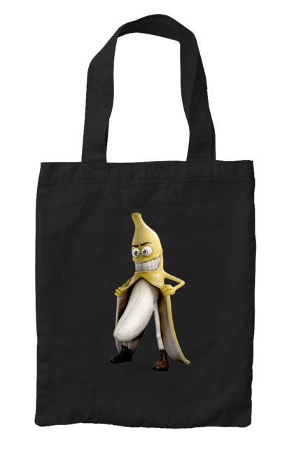 Bag with prints Banana. Banana, exhibitionist, joke, laughter, sex. 2070702
