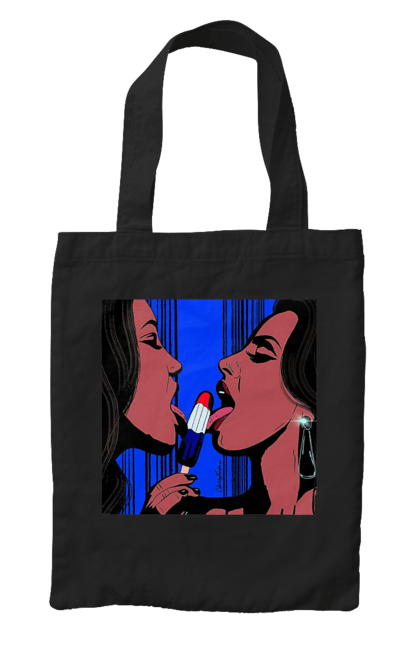 Сумка з принтом "Дівчата Лижуть Морозиво". Лізатт, смоктати. 2070702