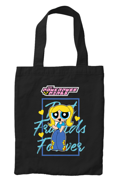 Bag with prints Powerpuff Girls Bubbles. Animated series, bubbles, cartoon network, cool girls, powerpuff girls. 2070702