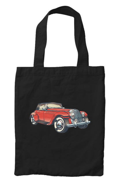 Сумка з принтом "Автомобіль Раритет". Авто, автомобіль, ретро. 2070702