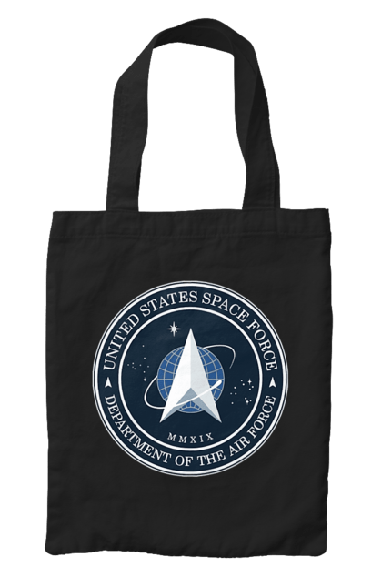 Bag with prints United States Space Force. Emblem, political, politics, space, space force, space travel, united states, ussf. 2070702