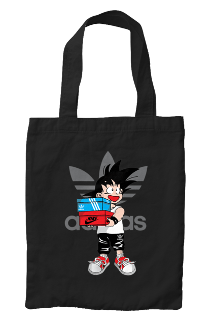 Сумка с принтом Adidas Сон Гоку. Adidas, anime, dragon ball, son goku, адидас, аниме, гоку, жемчуг дракона, манга, сон гоку. 2070702