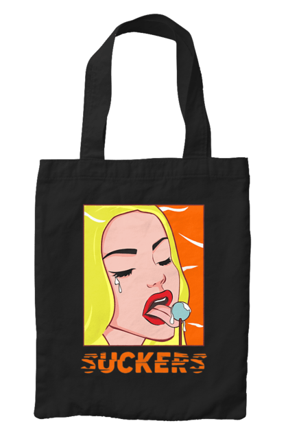 Сумка з принтом "Чупа чупс". Гумор, мем, прикольна, сакерс, смішна, чупа чупс. 2070702