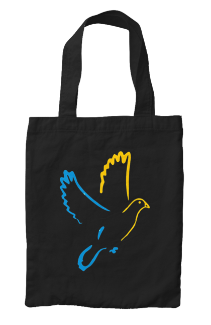 Сумка з принтом "Голуб миру". Голуб миру, мир, перемога україни, україна. 2070702