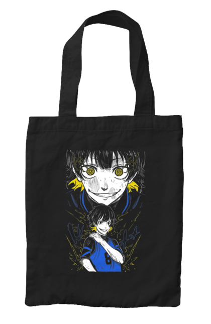 Bag with prints Blue Lock Meguru Bachira. Anime, bachira, blue lock, blue prison, football, manga, meguru, meguru bachira, sport. 2070702