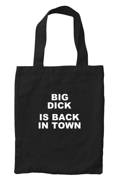 Сумка с принтом Возвращение. Mem, prikol, большой член, возвращение, конец, конец войне, шутка, юмор. 2070702