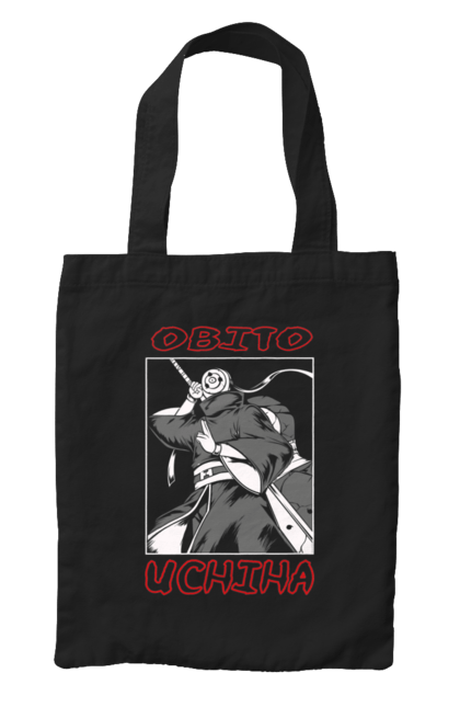 Bag with prints Naruto. Anime, character, manga, naruto, ninja, obito uchiha, tv series. 2070702