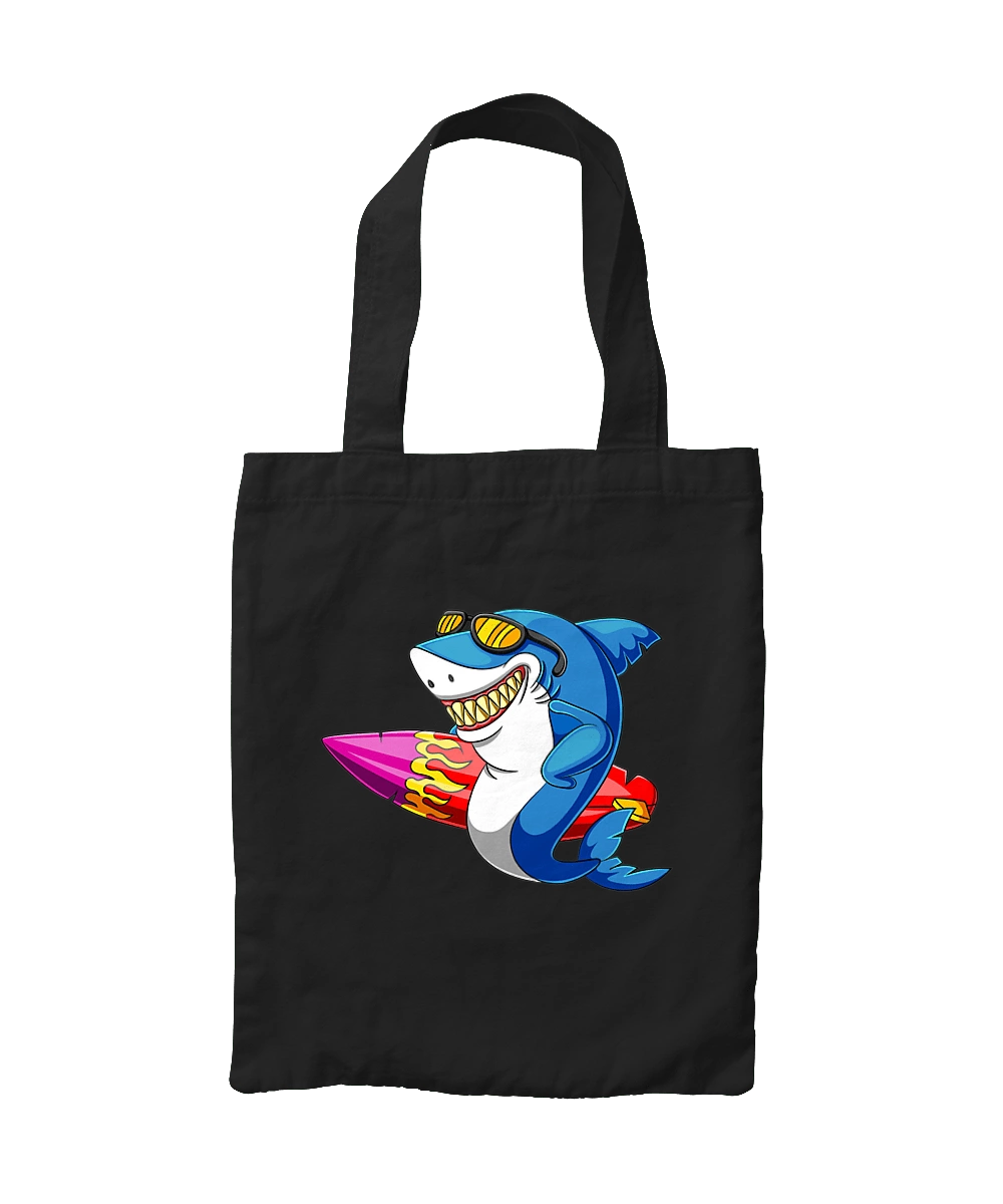 Shark With Glasses Surfing