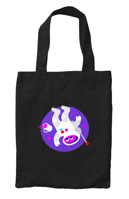 Сумка з принтом "Космічний програміст". Angular, c, css, html, it, javascript, jquery, php, python, react, svelt, vue, айтишник, айті, гумор, код, кодувати, прогер, програміст, програмісти, ти ж, ти ж програміст, тиж програміст. 2070702