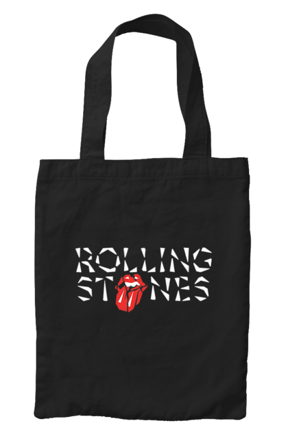 Сумка з принтом "The Rolling Stones Hackney Diamonds". Мік джагер, музика, рок, рок музика, рок н ролл, рокеру, ролінг стоунз. CustomPrint.market