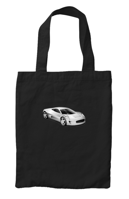 Bag with prints Auto.1. Auto, graphics, photo, sports car. 2070702