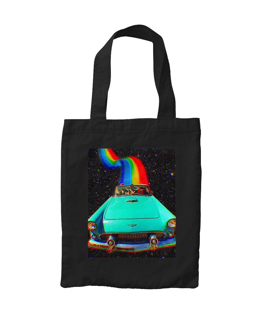 Picture, a car in space