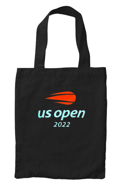 Сумка з принтом "Тенісний турнір US Open 2022". Великий теніс, відкритий чемпіонат, гравці, м`яч, нью йорк, призовий фонд, ракетка, турнір на ґрунті, хард, чемпіонат америки. futbolka.stylus.ua