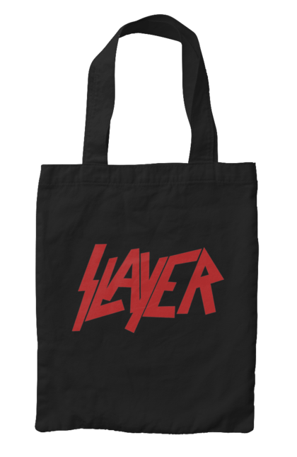 Сумка з принтом "Slayer". Slayer, грув метал, група, метал група, музика, ню метал, спід метал, треш метал, череп. 2070702