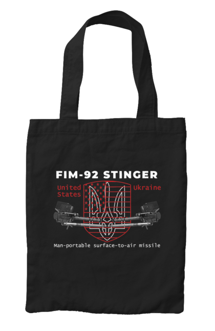 Сумка з принтом "Stinger". F16, nasams, stinger, zuzana, гаубиця, два герби, залужний, сюзанна. 2070702