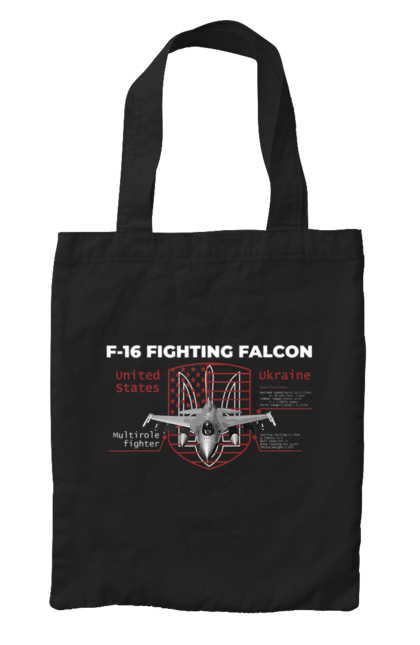 Сумка з принтом "F 16". F16, nasams, zuzana, гаубиця, два герби, залужний, сюзанна. 2070702