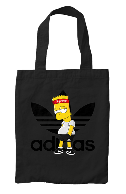 Сумка з принтом "Adidas Барт". Adidas, bart, адідас, барт, мультфільм, серіал, сімпсон. 2070702