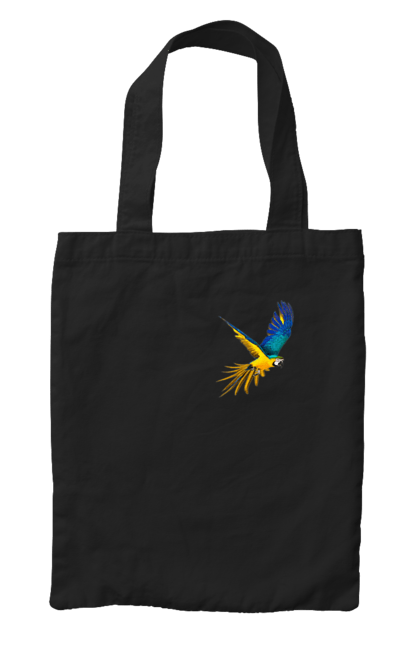 Сумка з принтом "Папуга українець". Екзотика, папуга, патріот, пташка, символіка, україна. 2070702