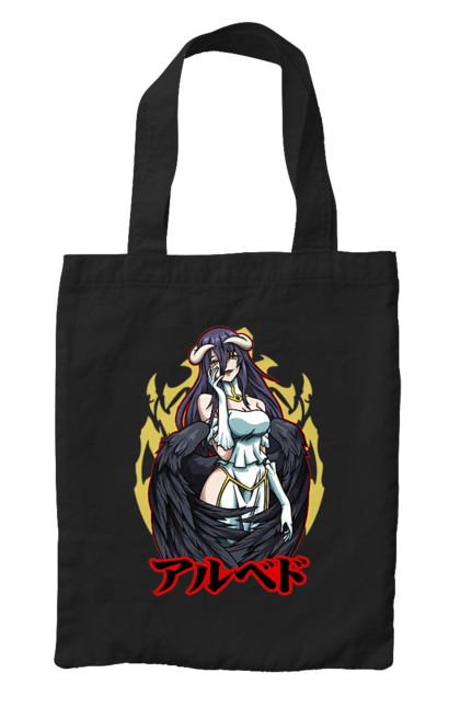 Bag with prints Overlord Albedo. Albedo, anime, lord, overlord, tv series. 2070702