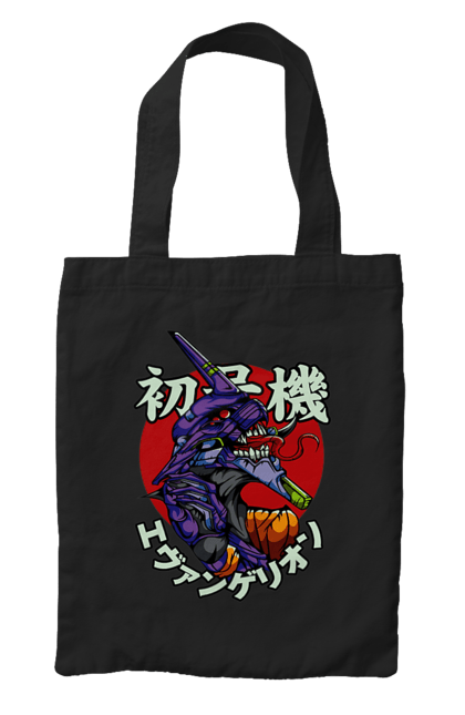 Bag with prints Evangelion. Angel, anime, eva 01, evangelion, manga, neon genesis evangelion, shinji. 2070702